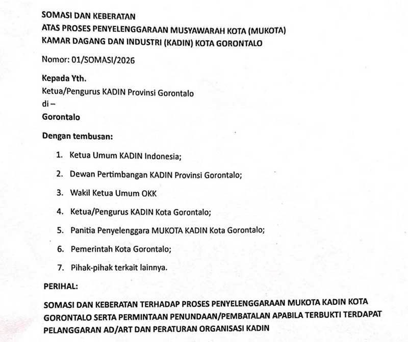 Somasi MUKOTA KADIN